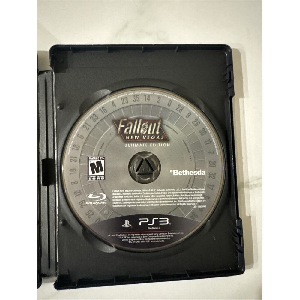 Fallout: New Vegas Ultimate Edition Game (Sony PlayStation 3, 2012) DISC ONLY
